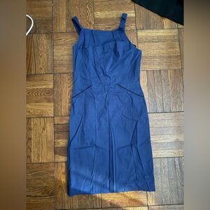 Dkny Blue Ruched Sheath Mini Dress. Vintage. Size 4.Like new.